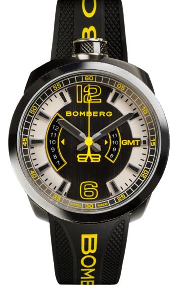 Review Bomberg Bolt-68 BS45GMTSP.027.3 GMT Replica watch - Click Image to Close